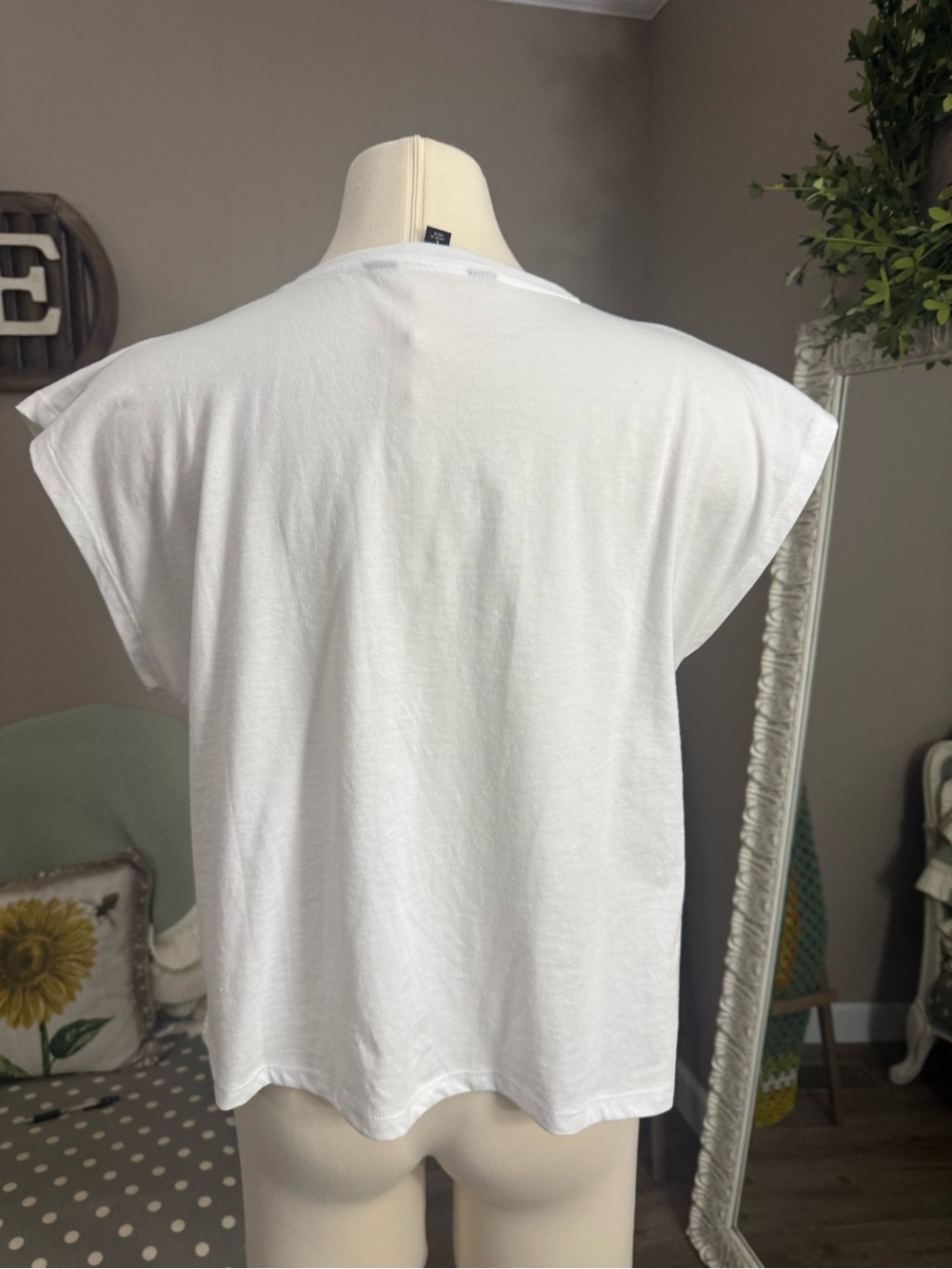 Calligraphie • Rhinestone Embellished Muscle Tee - Picture 10 of 12